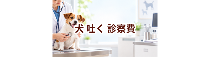 犬が吐くときの診察費はいくら？検査・治療費を考えるときの目安