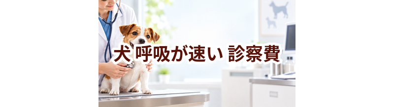 犬が呼吸が速いときの診察費はいくら？検査・治療費を考えるときの目安