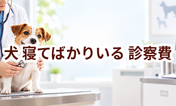 犬が寝てばかりいるときの診察費はいくら？検査・治療費を考えるときの目安