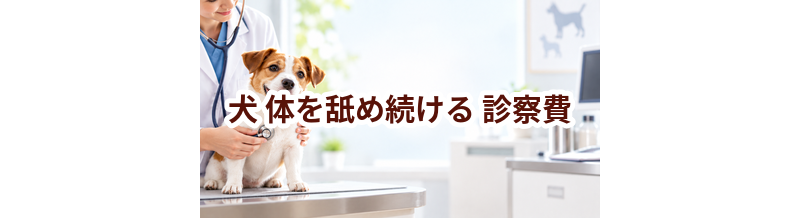 犬が体を舐め続けるときの診察費はいくら？検査・治療費を考えるときの目安