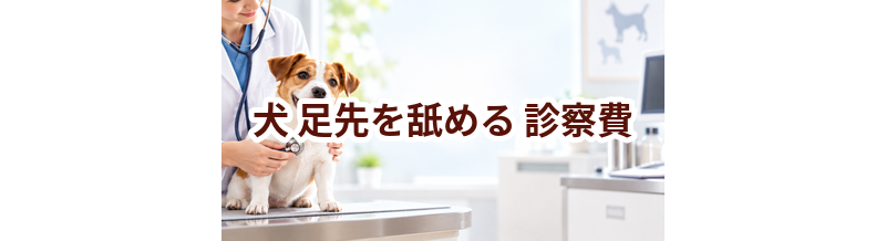 犬が足先を舐めるときの診察費はいくら？検査・治療費を考えるときの目安