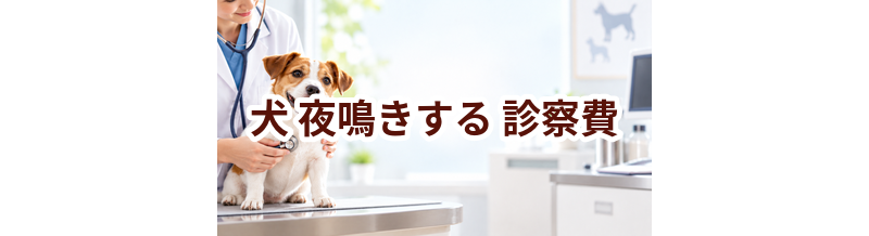 犬が夜鳴きするときの診察費はいくら？検査・治療費を考えるときの目安