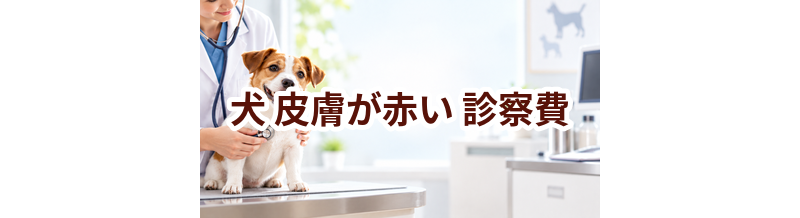 犬が皮膚が赤いときの診察費はいくら？検査・治療費を考えるときの目安