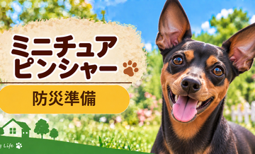 ミニチュアピンシャーの防災準備｜避難時に必要な用品と持ち出しリスト