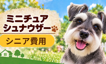 シニア期のミニチュアシュナウザーにかかる費用｜食事・医療・介護の準備