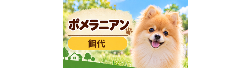 ポメラニアンの餌代は月いくら？体重からドッグフード代をシミュレーション