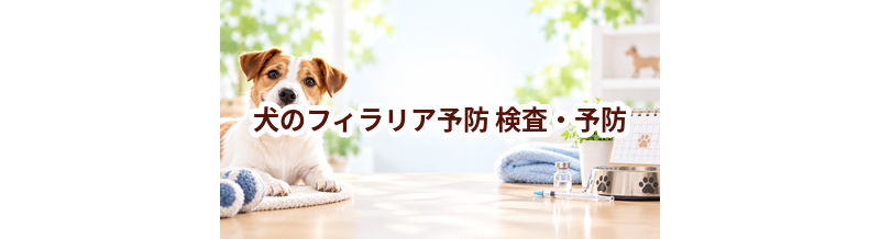 犬のフィラリア予防はいつ受ける？受診前に知っておきたいこと