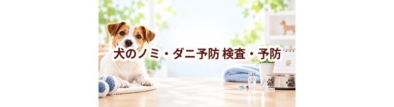 犬のノミ・ダニ予防はいつ受ける？受診前に知っておきたいこと