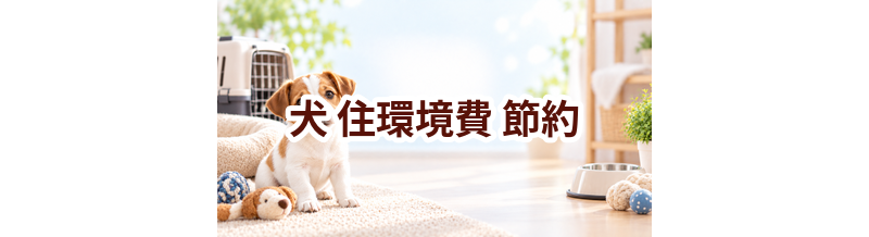 犬の住環境費を抑えるには？無理なく続ける節約方法
