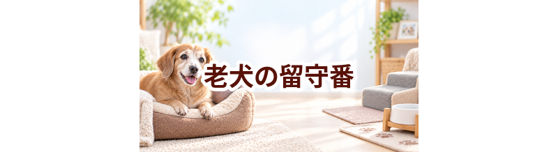 老犬の留守番はどうする？見守りと預け先の選択肢