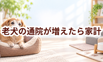 老犬の通院が増えたら家計はどうする？医療費の備え方