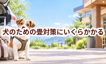 犬のための畳対策にいくらかかる？必要な用品と費用
