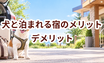 犬と泊まれる宿のメリット・デメリット｜向いている家庭を考える