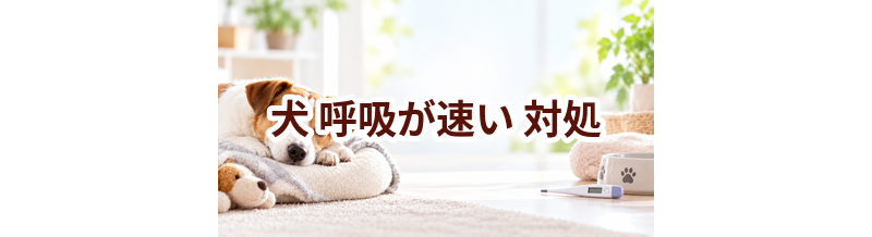 犬が呼吸が速いときはどうする？自宅で確認したいことと受診の目安