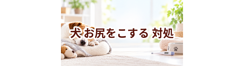犬がお尻をこするときはどうする？自宅で確認したいことと受診の目安