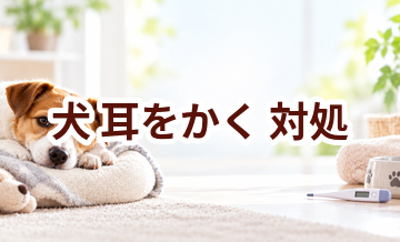 犬が耳をかくときはどうする？自宅で確認したいことと受診の目安