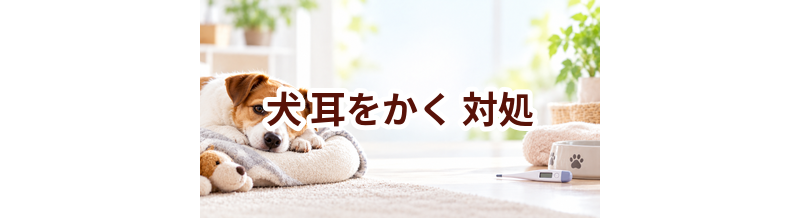 犬が耳をかくときはどうする？自宅で確認したいことと受診の目安