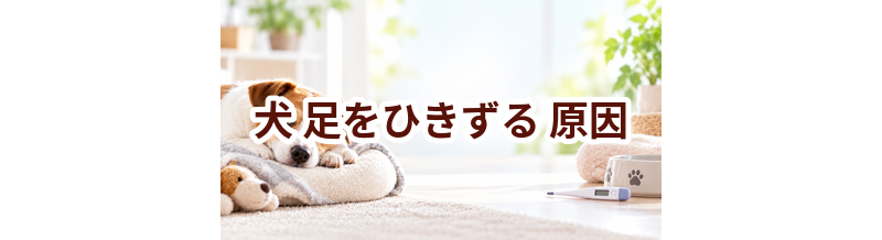 犬が足をひきずる原因は？考えられることと動物病院で伝えたいポイント