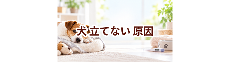 犬が立てない原因は？考えられることと動物病院で伝えたいポイント
