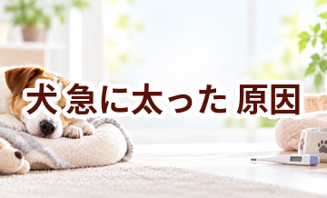 犬が急に太った原因は？考えられることと動物病院で伝えたいポイント