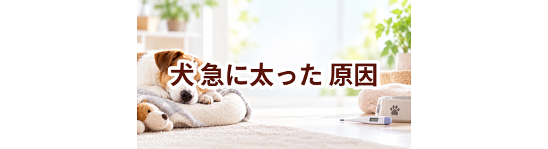 犬が急に太った原因は？考えられることと動物病院で伝えたいポイント