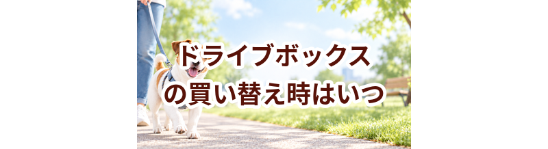 ドライブボックスの買い替え時はいつ？安全に使うためのチェックポイント