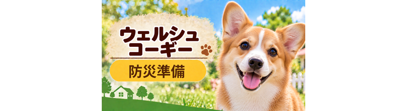 ウェルシュコーギーの防災準備｜避難時に必要な用品と持ち出しリスト